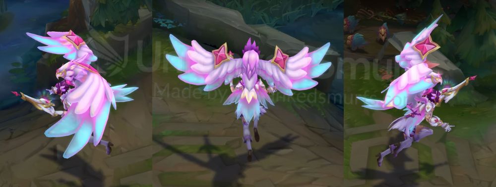 Star Guardian Quinn Back and profile in-game