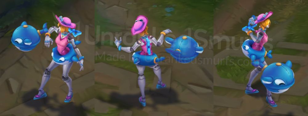 Pool Party Orianna Back and profile in-game