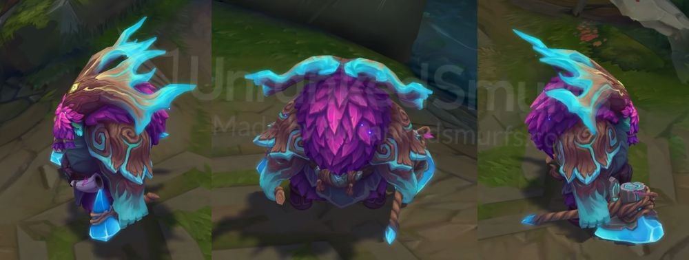 Elderwood Ornn Back and profile in-game