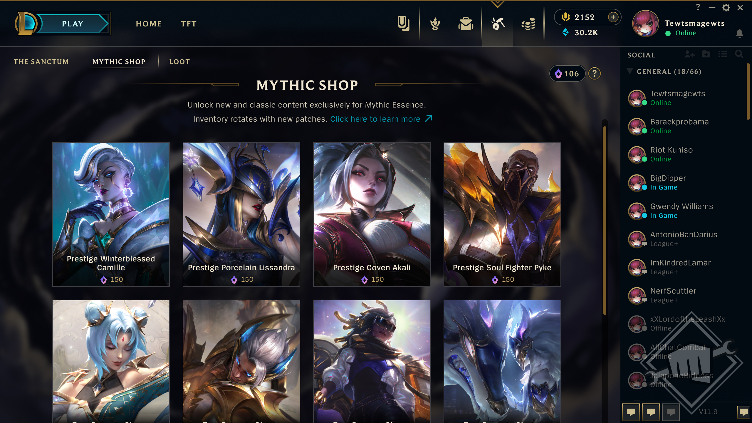 Mythic Shop Expansion