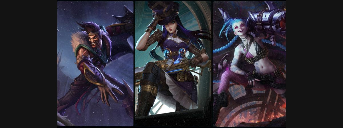 draven caitlyn jinx image