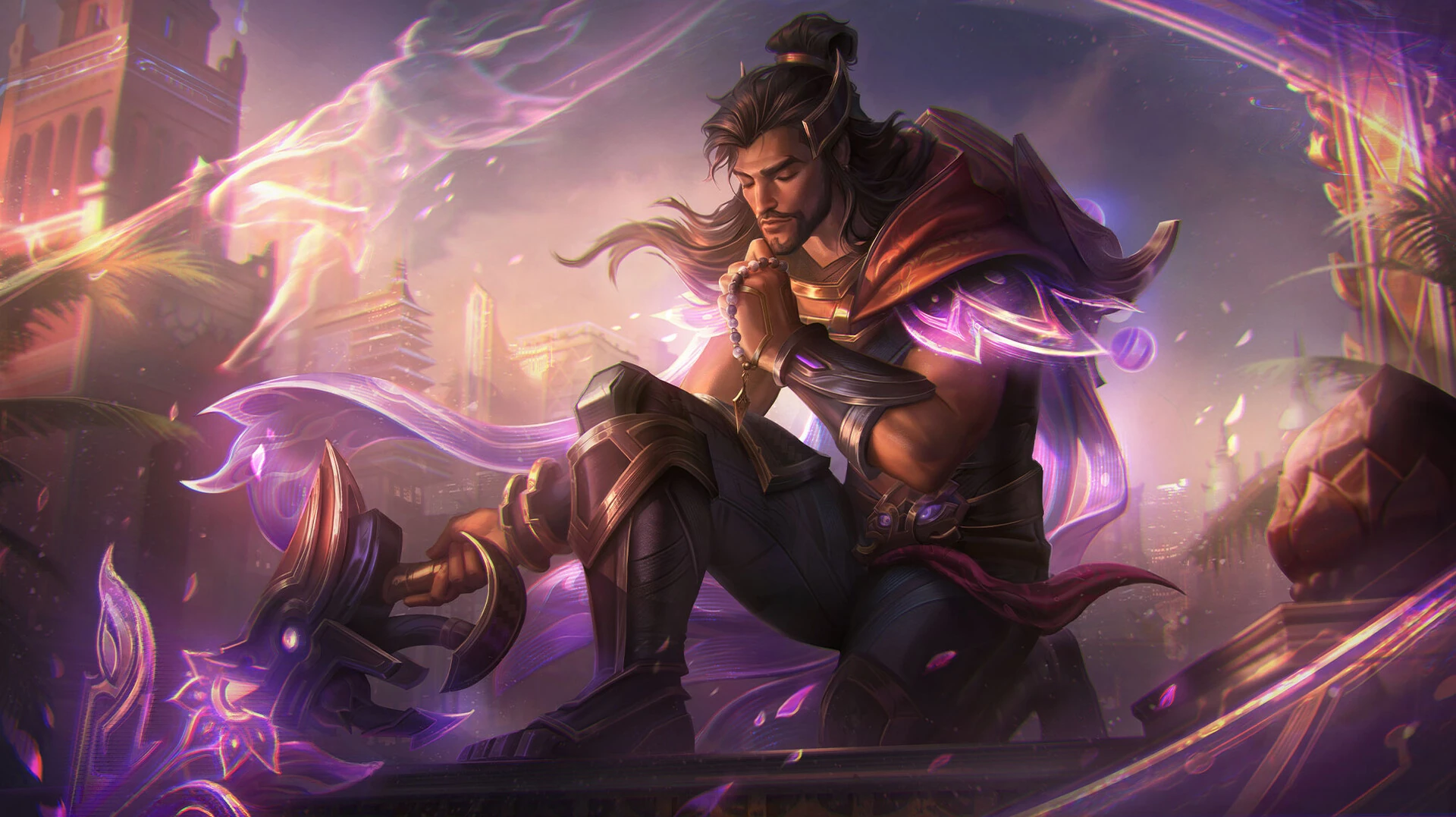 akshan threehonors splash skin