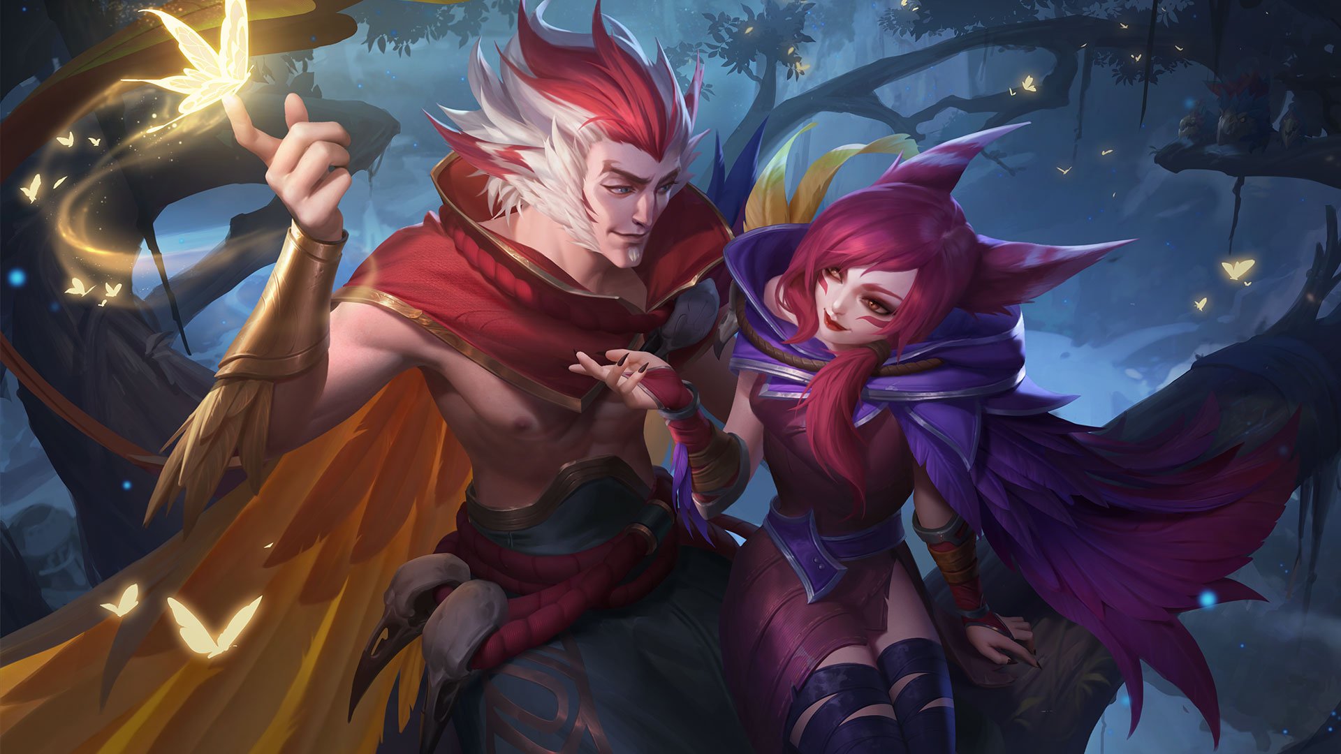 xayah and rakan lol