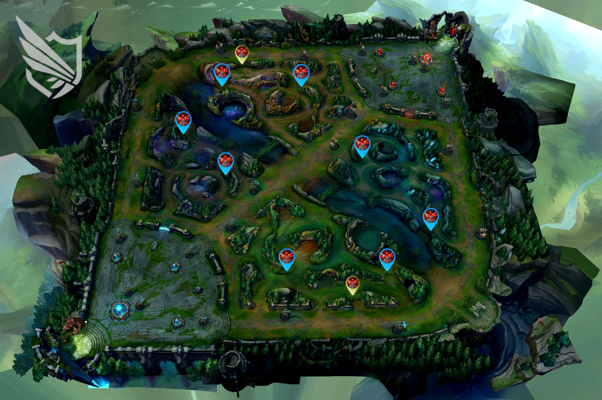 lol map wards