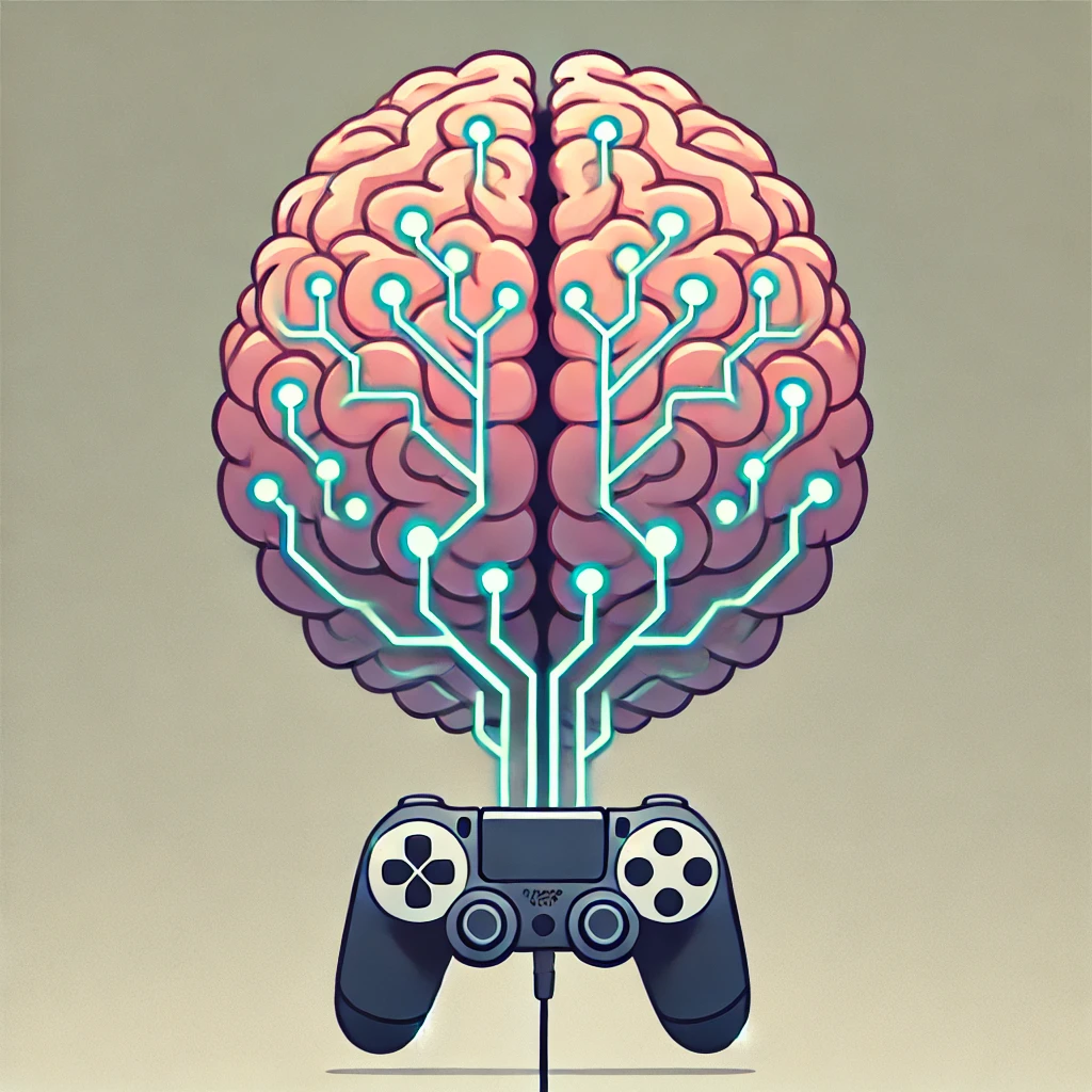 brain addicted to gaming