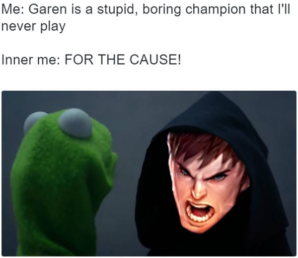 league of legends memes garen