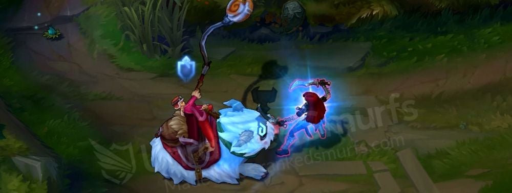 Poro Rider Sejuani Auto attack animation