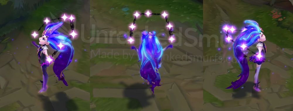 Star Guardian Zoe Back and profile in-game