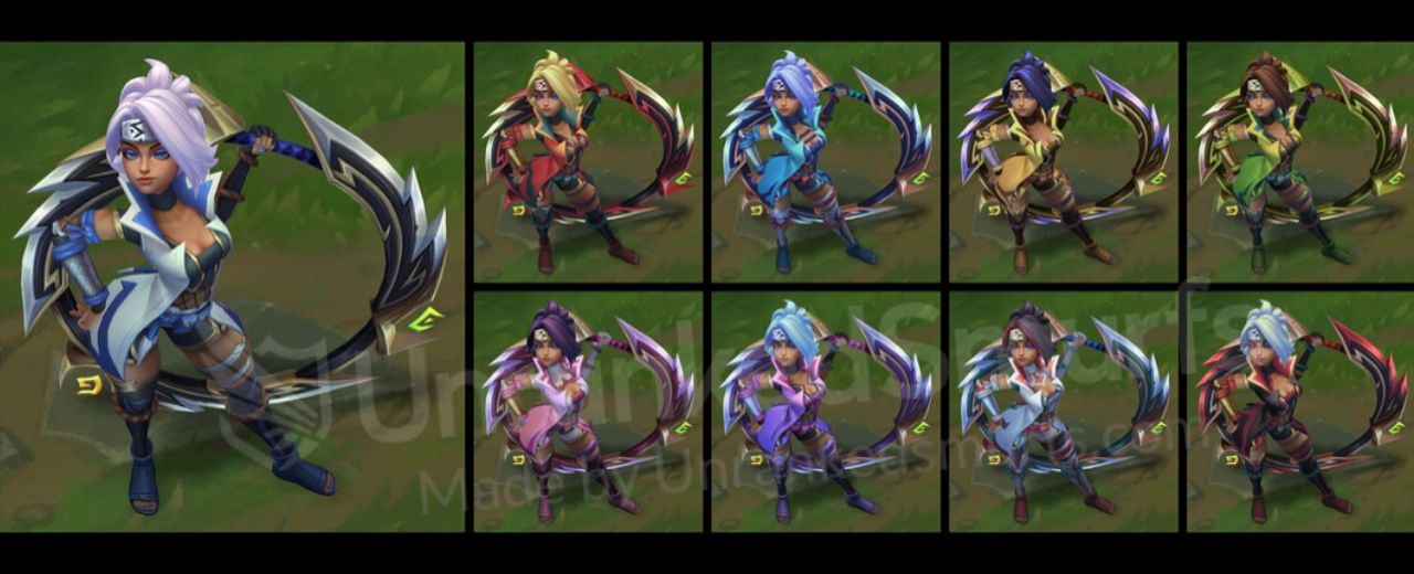 Shocblade Qiyana Chromas