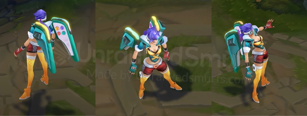 Arcade Kai’Sa Back and profile in-game