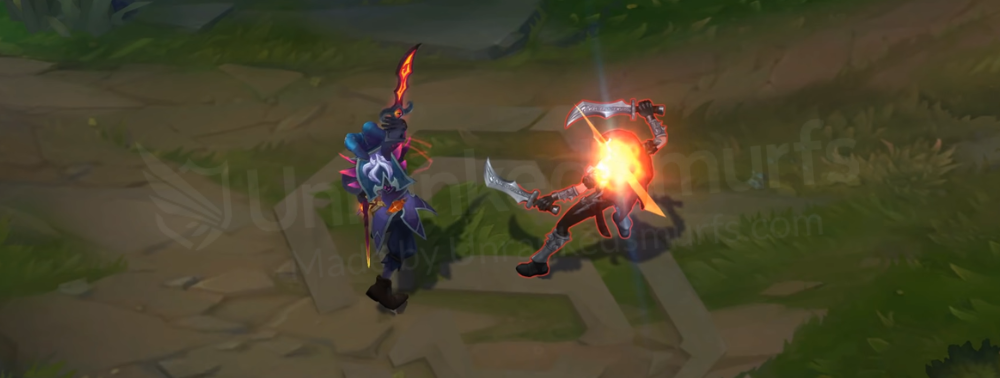 Arcanist Shaco Auto attack animation