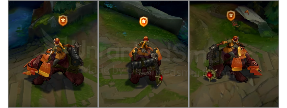 Bear Cavalry Sejuani Back and profile in-game