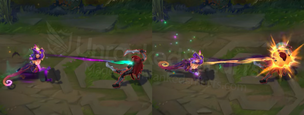 Bewitching Neeko Auto attack animation