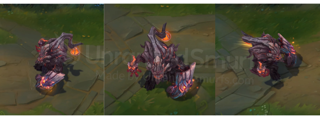 Charred Maokai Back and profile in-game