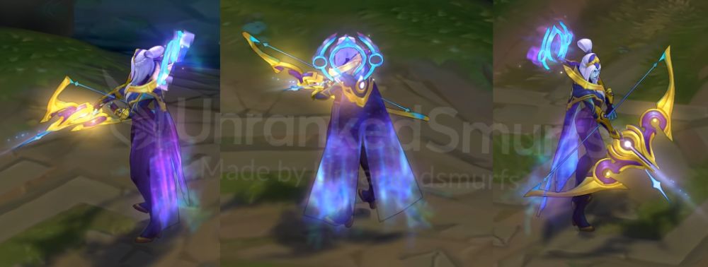 Cosmic Queen Ashe Back and profile in-game