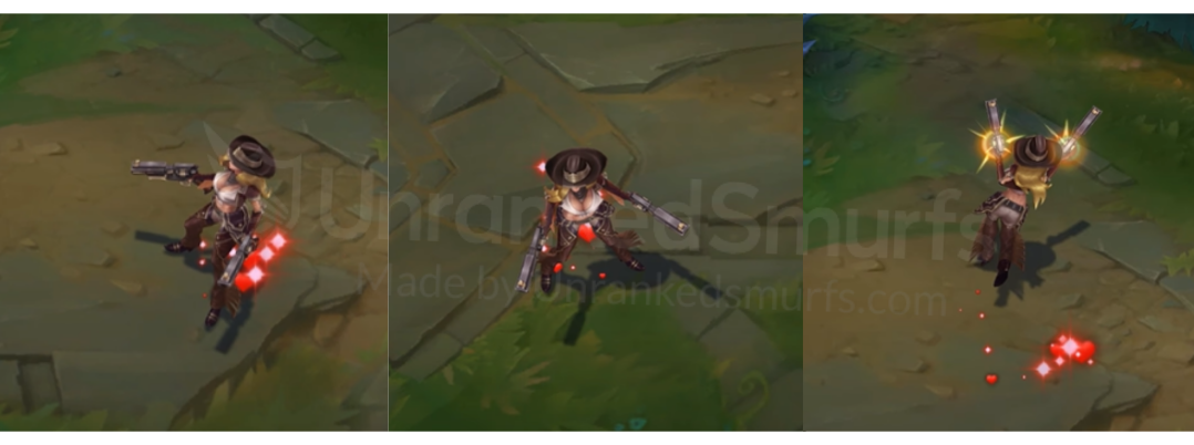 Cowgirl Miss Fortune Back and profile in-game