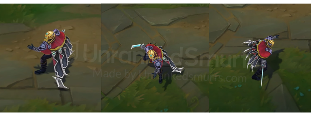 Crimson Elite Talon Back and profile in-game