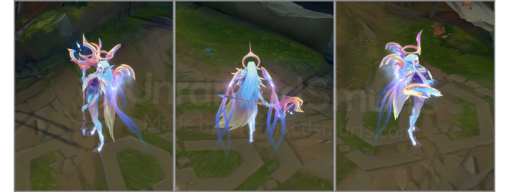 Dawnbringer Soraka Back and profile in-game