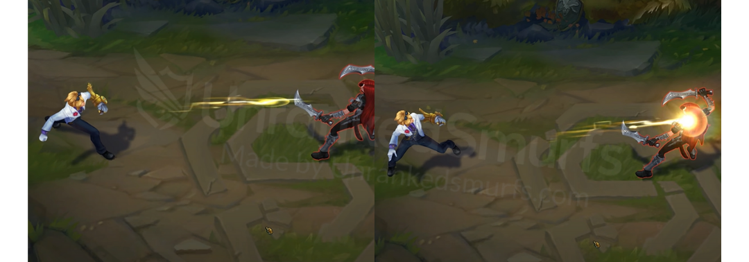 Debonair Ezreal Auto attack animation