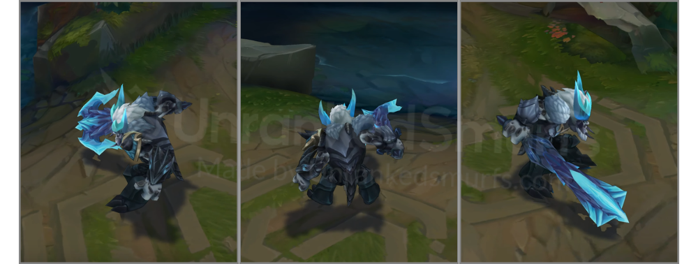 Dragonslayer Trundle Back and profile in-game