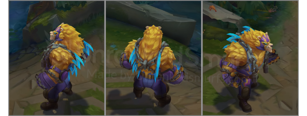 El Rayo Volibear Back and profile in-game