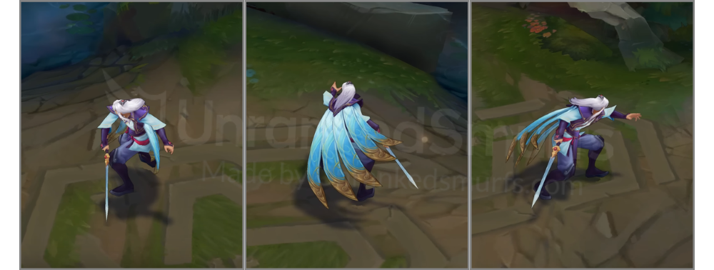 Enduring Sword Talon Back and profile in-game