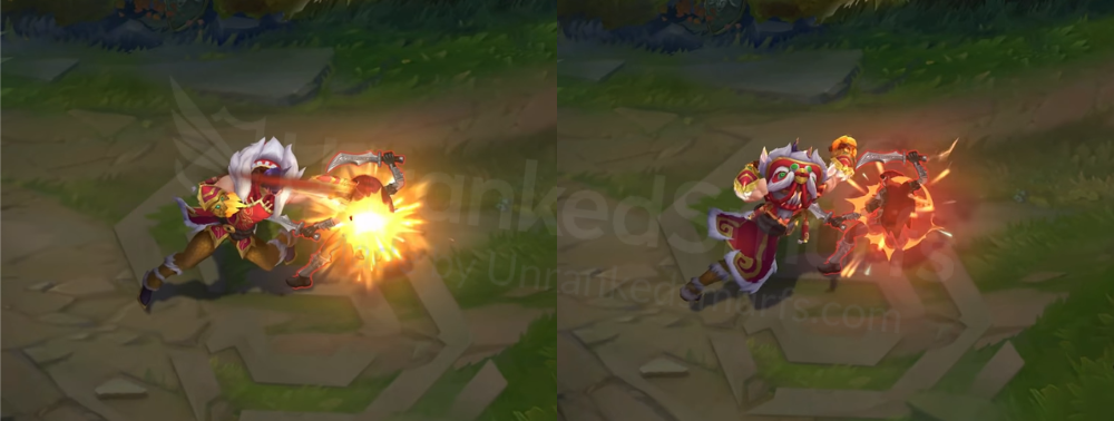 Firecracker Sett Auto attack animation