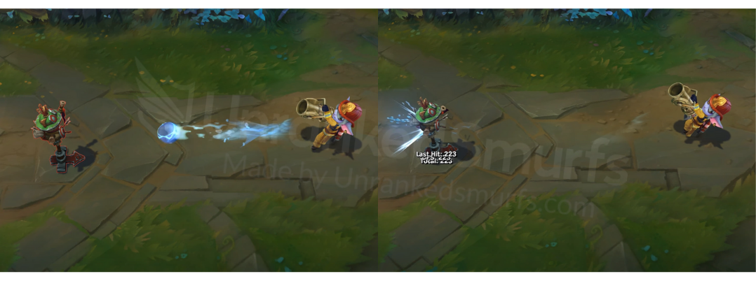 Firefighter Tristana Auto attack animation