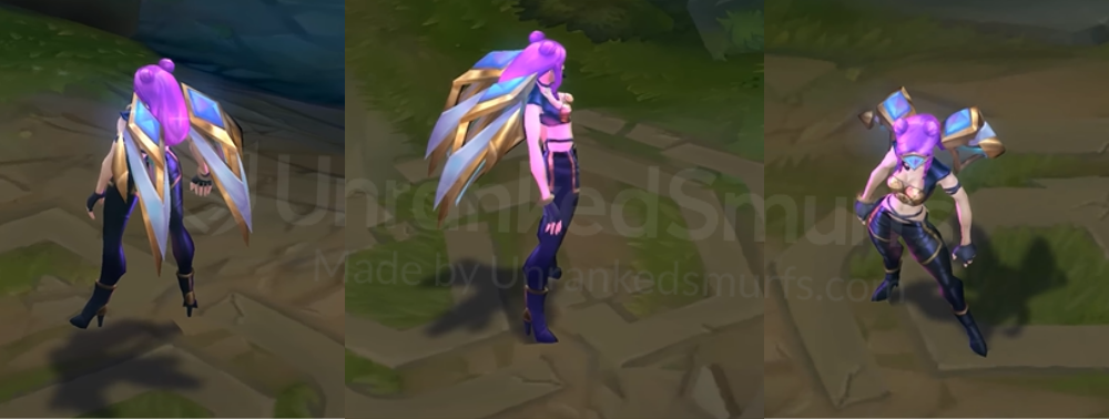 K/DA Kai’Sa Back and profile in-game