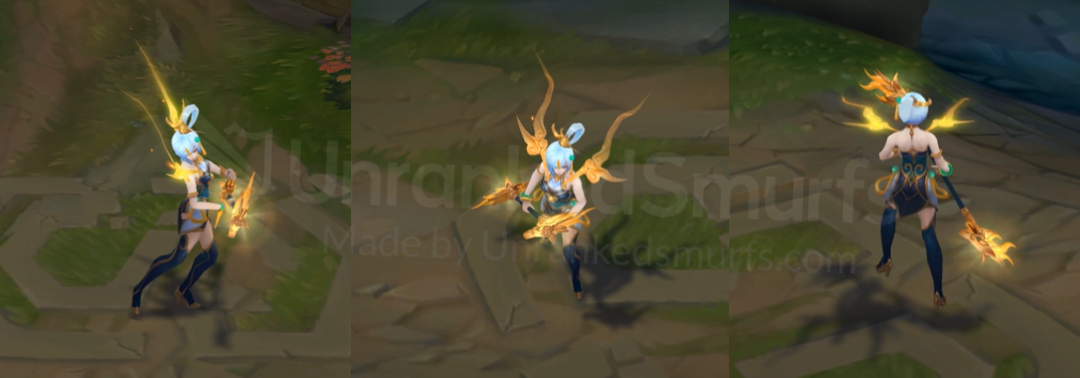 Lunar Empress Lux Back and profile in-game