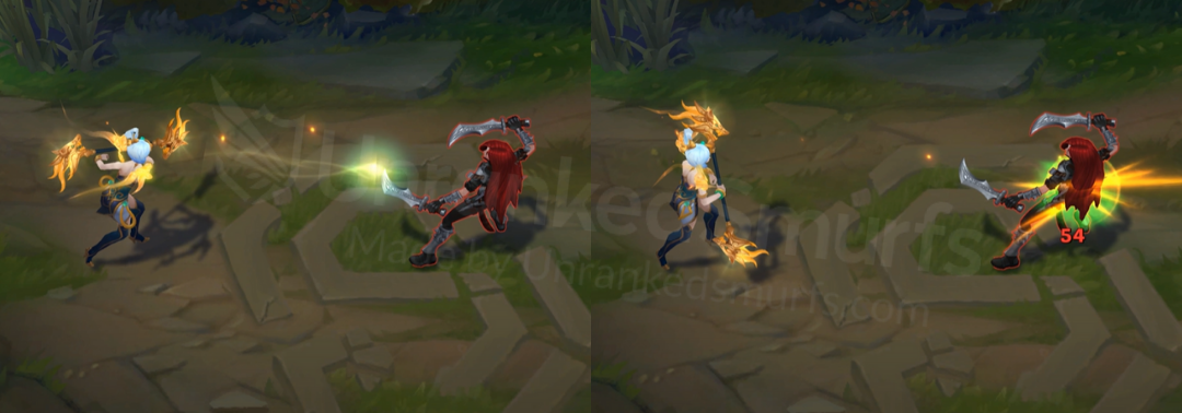 Lunar Empress Lux Auto attack animation