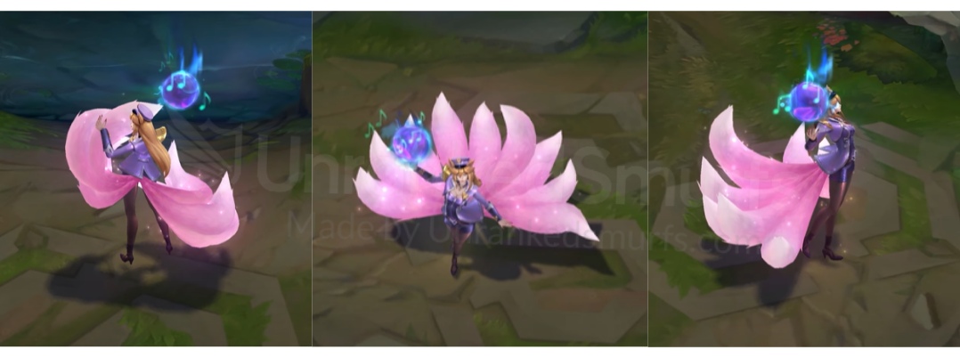 Popstar Ahri Back and profile in-game