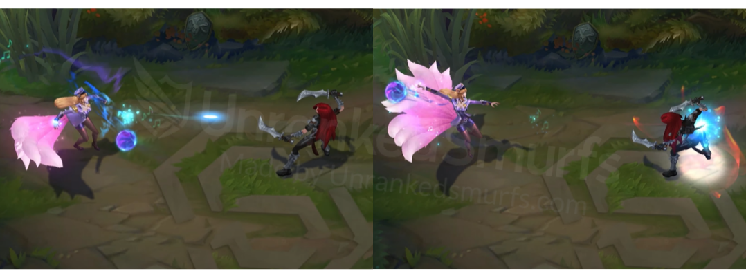 Popstar Ahri Auto attack animation