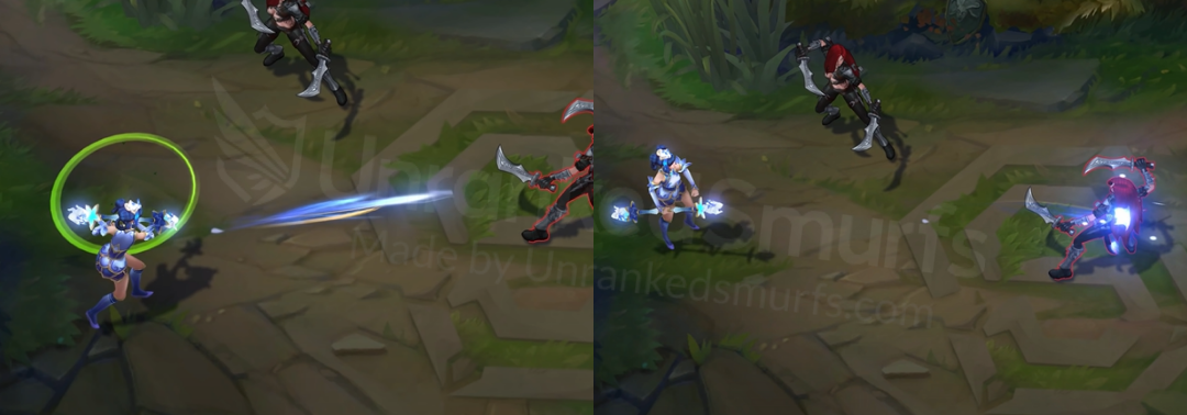 Porcelain Lux Auto attack animation