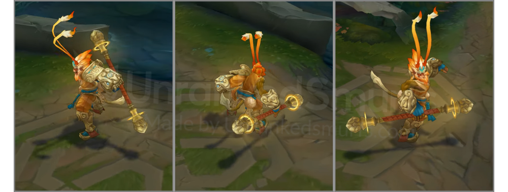 Radiant Wukong Back and profile in-game