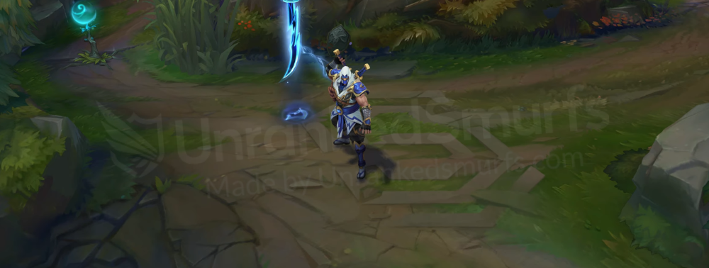 Shockblade Shen front in-game