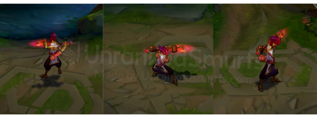 SKT T1 Ekko Back and profile in-game