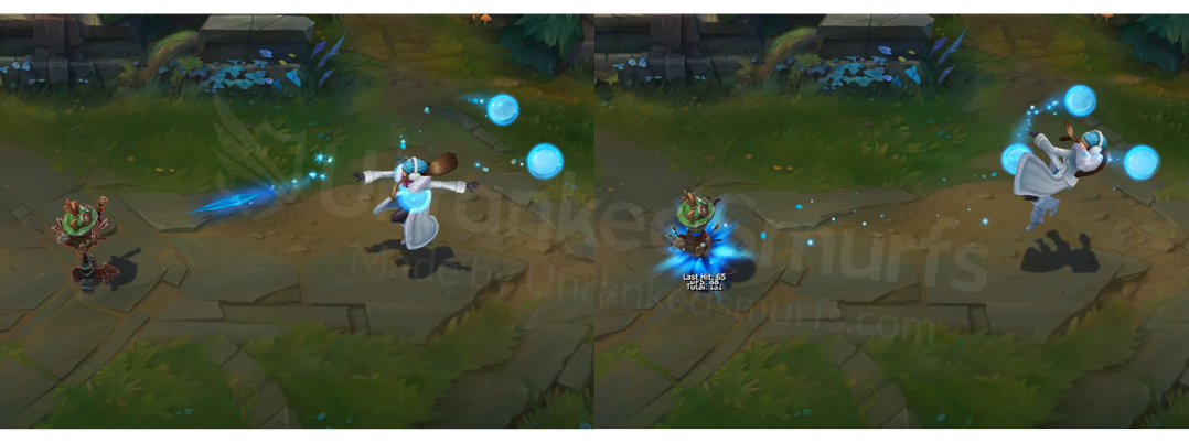 Snow Day Syndra Auto attack animation