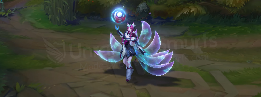 Snow Moon Ahri front in-game