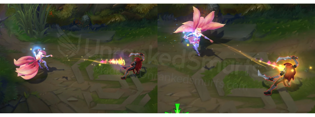 Star Guardian Ahri Auto attack animation