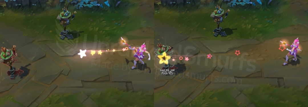 Star Guardian Lux Auto attack animation