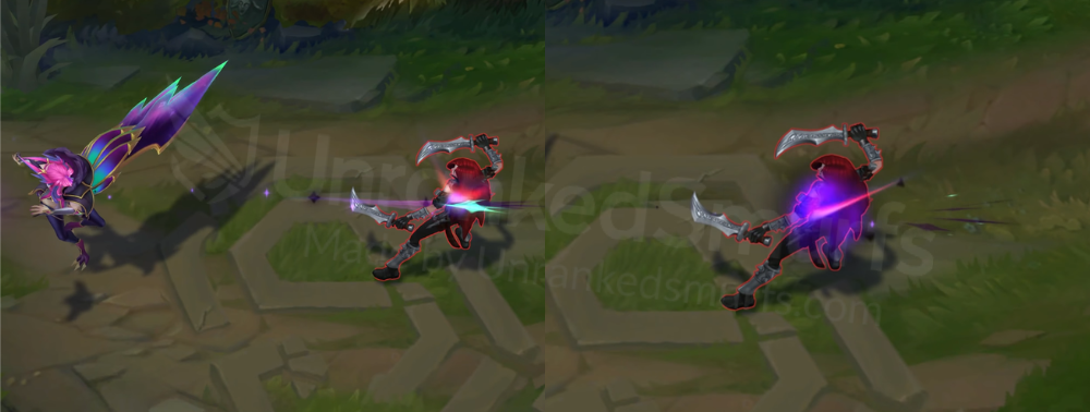 Star Guardian Xayah Auto attack animation