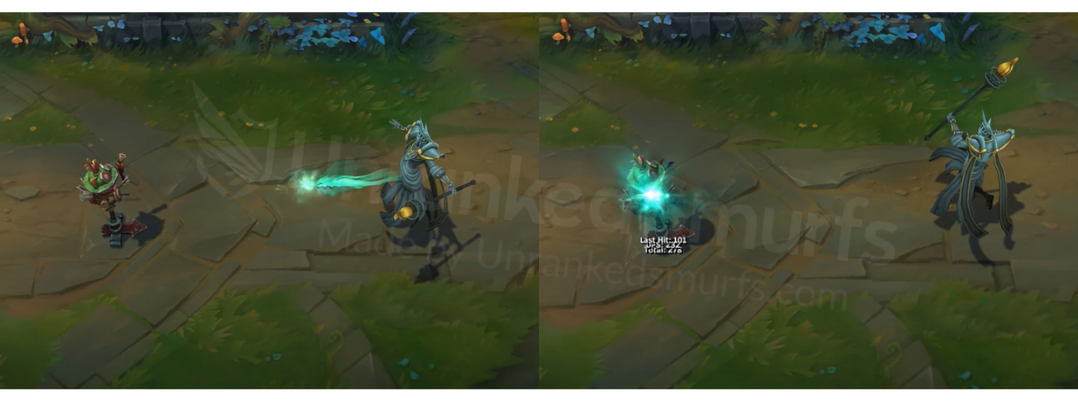 Statue of Karthus Auto attack animation