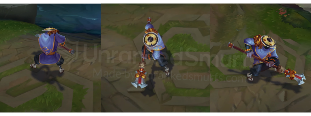 Temple Jax Back and profile in-game