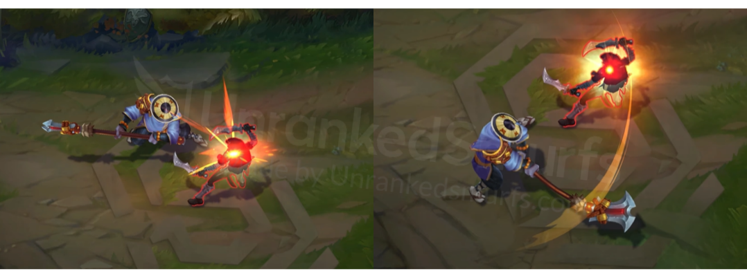 Temple Jax Auto attack animation