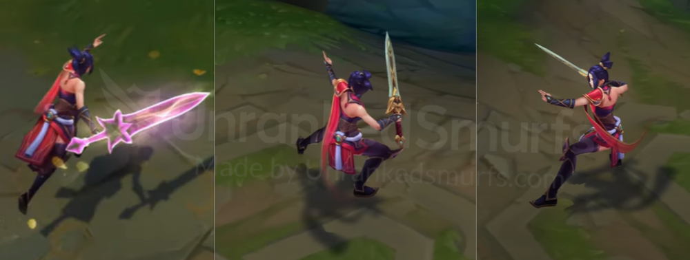 Valiant Sword Riven Back and profile in-game