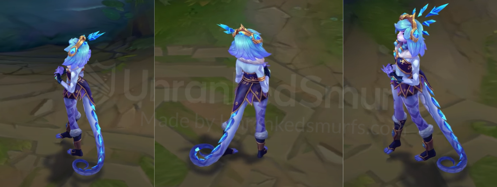 Winter Wonder Neeko Back and profile in-game