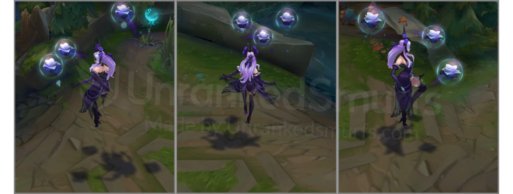 Withered Rose Syndra Back and profile in-game