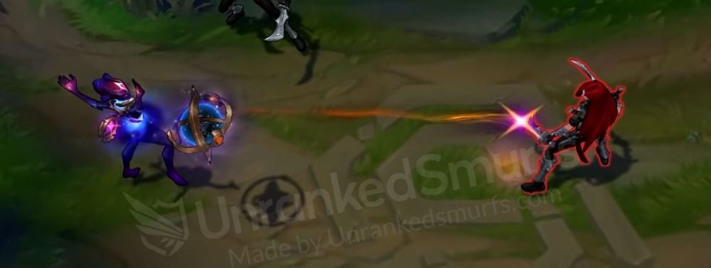 Dark Star Orianna Auto attack animation