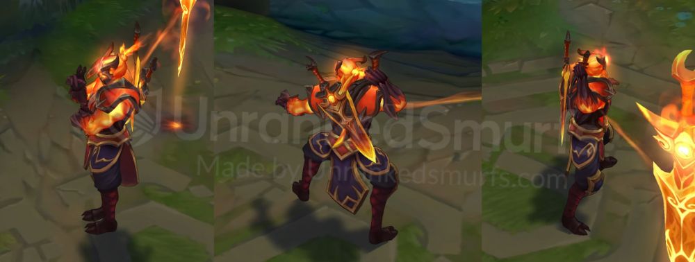 Infernal Shen Back and profile in-game